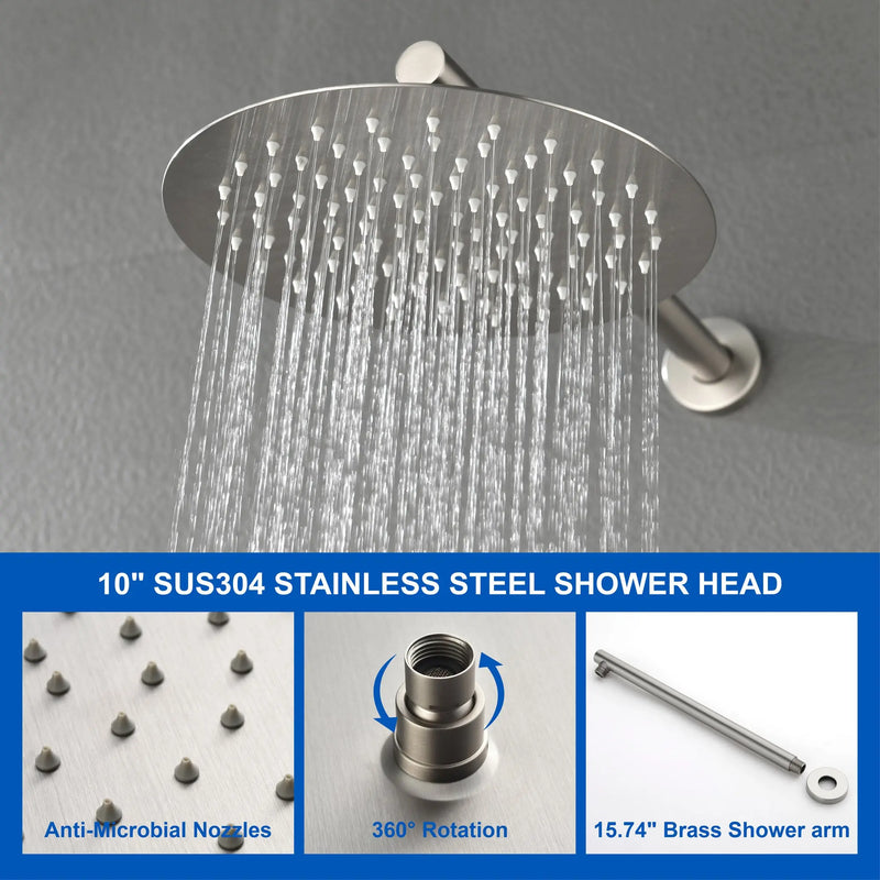 Shower Faucet Set with Tub Spout Luxury Tub Shower Faucet Combo Set with 10 inches Shower Head and 7-mode Handheld Shower Bathroom Shower Valve Trim Kit Shower Fixture shower-faucet-set-with-tub-spout-luxury-tub-shower-faucet-combo-set-with-9-inches-shower-head-and-handheld-shower-bathroom-shower-valve-trim-kit-shower-fixture-1 