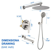 Shower Faucet Set with Tub Spout Luxury Tub Shower Faucet Combo Set with 10 inches Shower Head and 7-mode Handheld Shower Bathroom Shower Valve Trim Kit Shower Fixture shower-faucet-set-with-tub-spout-luxury-tub-shower-faucet-combo-set-with-9-inches-shower-head-and-handheld-shower-bathroom-shower-valve-trim-kit-shower-fixture-1 