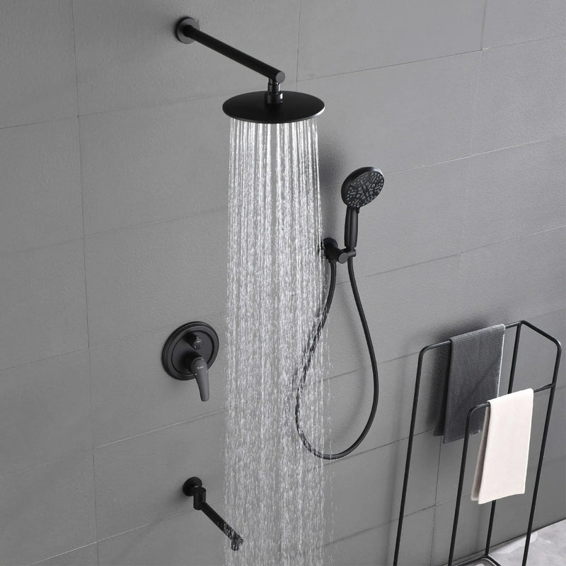 Shower Faucet Set with Tub Spout Luxury Tub Shower Faucet Combo Set with 9 inches Shower Head and Handheld Shower Bathroom Shower Valve Trim Kit Shower Fixture shower-faucet-set-with-tub-spout-luxury-tub-shower-faucet-combo-set-with-9-inches-shower-head-and-handheld-shower-bathroom-shower-valve-trim-kit-shower-fixture 