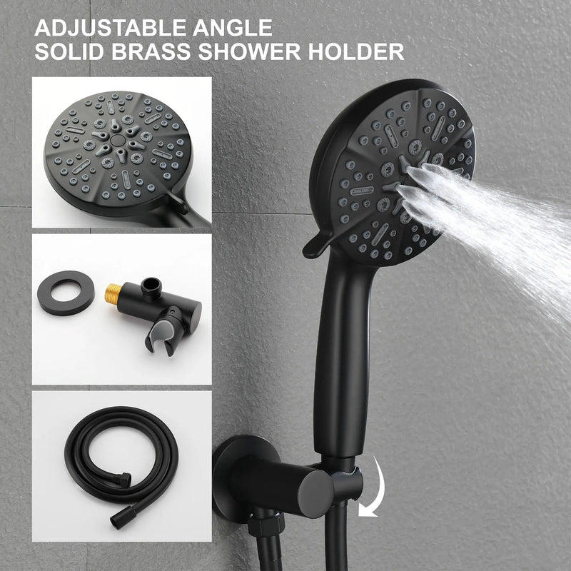 Shower Faucet Set with Tub Spout Luxury Tub Shower Faucet Combo Set with 9 inches Shower Head and Handheld Shower Bathroom Shower Valve Trim Kit Shower Fixture shower-faucet-set-with-tub-spout-luxury-tub-shower-faucet-combo-set-with-9-inches-shower-head-and-handheld-shower-bathroom-shower-valve-trim-kit-shower-fixture 