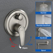 Shower Faucet Set with Tub Spout Rain Shower System Bathroom Shower Set Tub Shower Faucet Combo Set Complete Celling Mounted shower-faucet-set-with-tub-spout-rain-shower-system-bathroom-shower-set-tub-shower-faucet-combo-set-complete-celling-mounted 