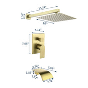 Shower Faucet Set with Tub Spout, Tub and Shower Trim Kit with Rough in Valve, Waterfall Shower Tub Faucet Set Wall Mounted Shower System shower-faucet-set-with-tub-spout-tub-and-shower-trim-kit-with-rough-in-valve-waterfall-shower-tub-faucet-set-wall-mounted-shower-system 