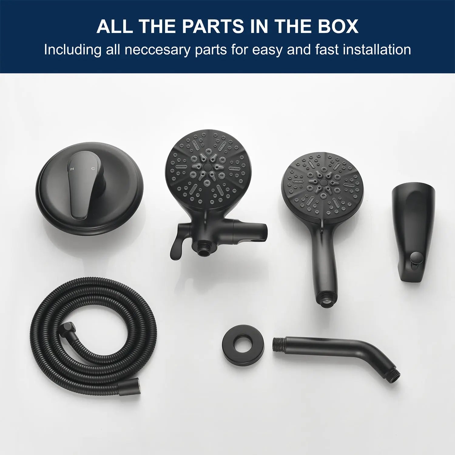 What's Included - SHAMANDA Shower Combo