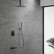 Shower System 12 Inch Rain Shower Head Ceiling Mount with Handheld Spray Luxury High Pressure Shower Combo Set shamanda-12-inch-ceiling-mount-shower-system 