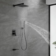 Shower System with Waterfall Tub Spout and Handheld Shower Head, 10" Rain Shower Faucet Sets shower-system-with-waterfall-tub-spout-and-handheld-shower-head-10-rain-shower-faucet-sets-complete-with-shower-round-in-valve-and-trim-wall-mounted-matte-black 