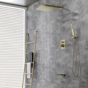 Shower System with Waterfall Tub Spout and Handheld Shower Head, 10" Rain Shower Faucet Sets shower-system-with-waterfall-tub-spout-and-handheld-shower-head-10-rain-shower-faucet-sets-complete-with-shower-round-in-valve-and-trim-wall-mounted-matte-black 