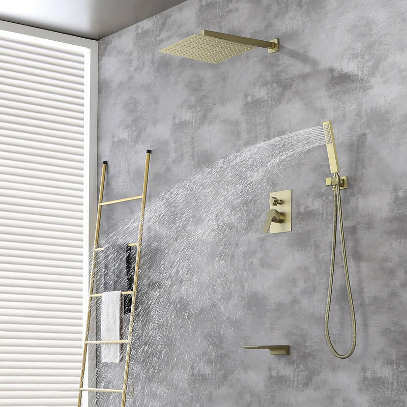 Shower System with Waterfall Tub Spout and Handheld Shower Head, 10" Rain Shower Faucet Sets shower-system-with-waterfall-tub-spout-and-handheld-shower-head-10-rain-shower-faucet-sets-complete-with-shower-round-in-valve-and-trim-wall-mounted-matte-black 