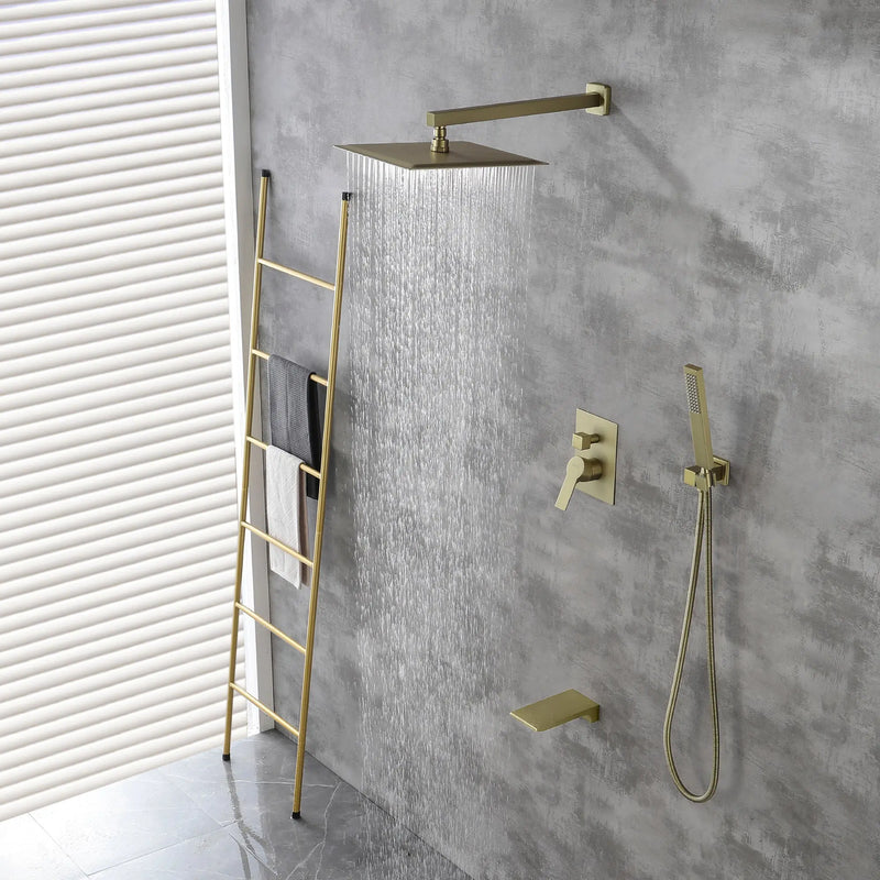 Shower System with Waterfall Tub Spout and Handheld Shower Head, 10" Rain Shower Faucet Sets shower-system-with-waterfall-tub-spout-and-handheld-shower-head-10-rain-shower-faucet-sets-complete-with-shower-round-in-valve-and-trim-wall-mounted-matte-black 