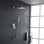 Shower System with Waterfall Tub Spout and Handheld Shower Head, 10" Rain Shower Faucet Sets shower-system-with-waterfall-tub-spout-and-handheld-shower-head-10-rain-shower-faucet-sets-complete-with-shower-round-in-valve-and-trim-wall-mounted-matte-black 