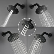Single Function Pressure Balancing Shower System with 6 Inch 6-Spray ABS Shower Head in Matte Black pressure-balancing-shower-system-with-single-spray 