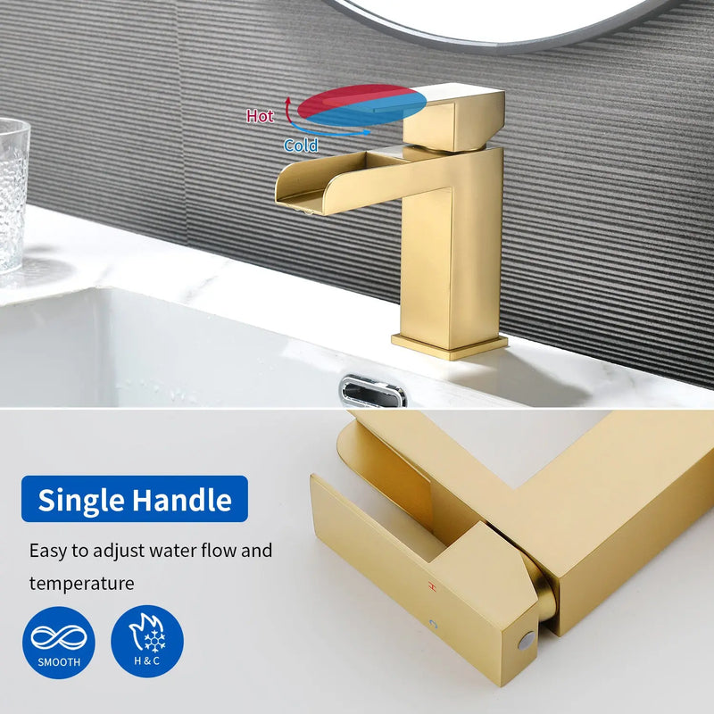 Single Handle Basin Mixer Tap Waterfall 1 Hole SUS304 Vanity Faucet for Bathroom Sink with Overflow Pop Up Drain Stopper single-handle-sus304-basin-mixer-tap-for-bathroom-sink-with-drain-stopper 