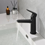 Single Handle Bathroom Sink Faucet Deck Mount One Hole Vanity Faucet with Pop-Up Drain - Matte Black, Chrome, Brushed Nickel, Brushed Gold single-handle-bathroom-sink-faucet-deck-mount-one-hole-vanity-faucet-with-pop-up-drain-matte-black-chrome-brushed-nickel-brushed-gold Matte Black / Brass / 13*11.2*3.5inches