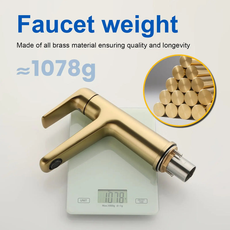 Single Handle Bathroom Sink Faucet Deck Mount One Hole Vanity Faucet with Pop-Up Drain - Matte Black, Chrome, Brushed Nickel, Brushed Gold single-handle-bathroom-sink-faucet-deck-mount-one-hole-vanity-faucet-with-pop-up-drain-matte-black-chrome-brushed-nickel-brushed-gold 