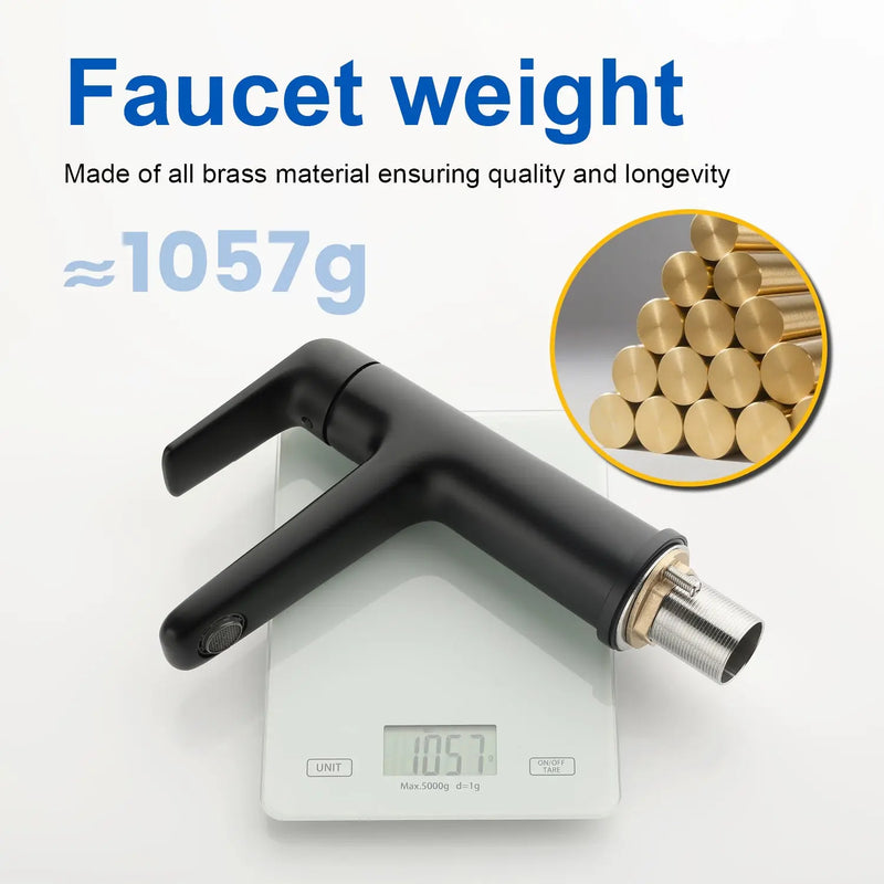 Single Handle Bathroom Sink Faucet Deck Mount One Hole Vanity Faucet with Pop-Up Drain - Matte Black, Chrome, Brushed Nickel, Brushed Gold single-handle-bathroom-sink-faucet-deck-mount-one-hole-vanity-faucet-with-pop-up-drain-matte-black-chrome-brushed-nickel-brushed-gold 