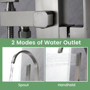 Single Handle Floor Mounted Free Standing Bathtub Faucet Tub Filler Faucet with Handshower single-handle-floor-mounted-free-standing-bathtub-faucet-tub-filler-faucet-with-handshower 