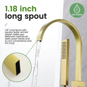 Single Handle Floor Mounted Free Standing Bathtub Faucet Tub Filler Faucet with Handshower single-handle-floor-mounted-free-standing-bathtub-faucet-tub-filler-faucet-with-handshower 