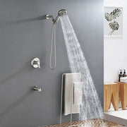 Single Handle High-Pressure Round 10-Mode Hand Shower and Tub Spout System with Valve single-handle-high-pressure-round-10-mode-hand-shower-and-tub-spout-system-with-valve 