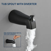 Single Handle High-Pressure Round 10-Mode Hand Shower and Tub Spout System with Valve single-handle-high-pressure-round-10-mode-hand-shower-and-tub-spout-system-with-valve 