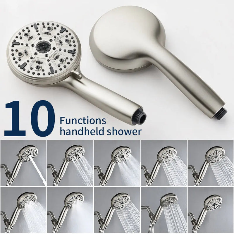 Single Handle High-Pressure Round 10-Mode Hand Shower and Tub Spout System with Valve single-handle-high-pressure-round-10-mode-hand-shower-and-tub-spout-system-with-valve 