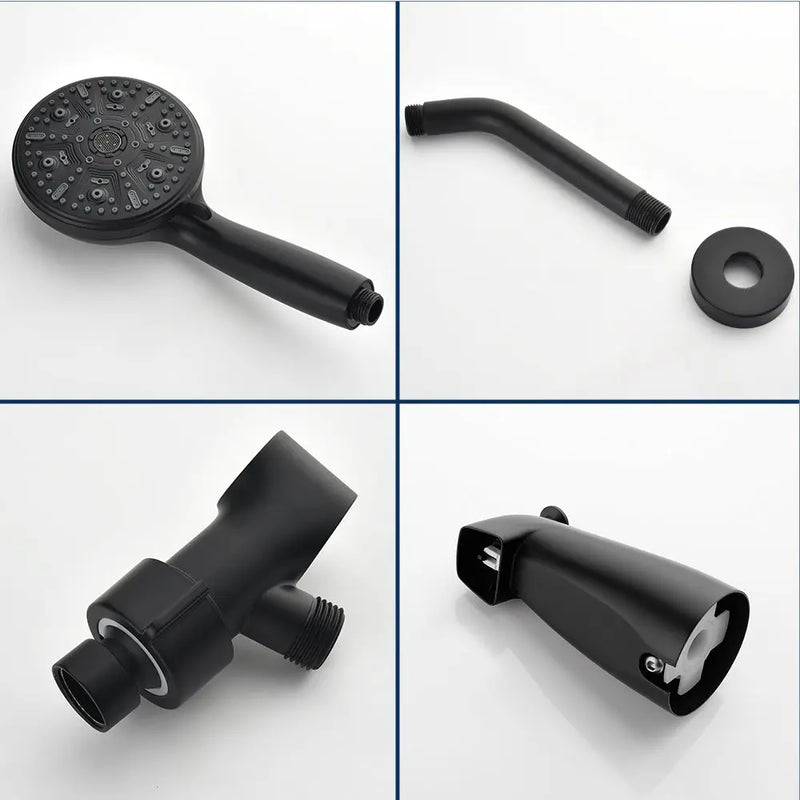 Single Handle High-Pressure Round 10-Mode Hand Shower and Tub Spout System with Valve single-handle-high-pressure-round-10-mode-hand-shower-and-tub-spout-system-with-valve 