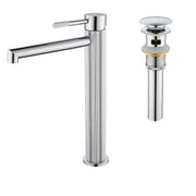 Single Handle Tall Bathroom Faucet for Vessel Sink with Aerator Brass Face Basin Faucet with Drain Assembly single-handle-tall-bathroom-faucet-for-vessel-sink-with-aerator 