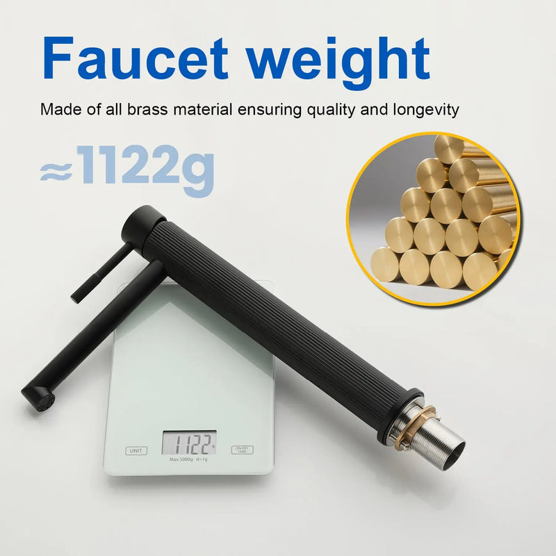 Single Handle Tall Bathroom Faucet for Vessel Sink with Aerator Brass Face Basin Faucet with Drain Assembly single-handle-tall-bathroom-faucet-for-vessel-sink-with-aerator 