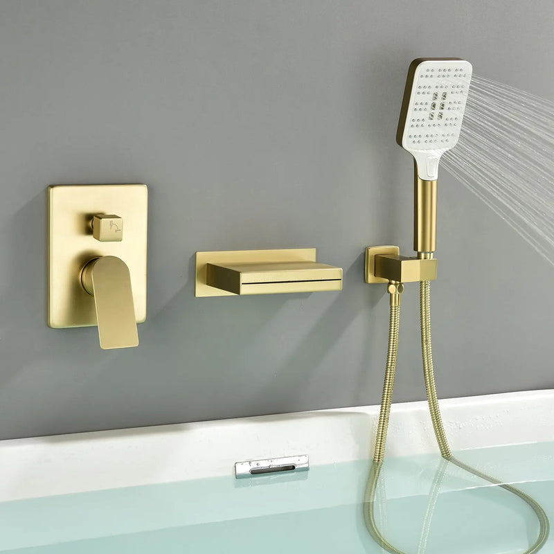 Single Handle Wall Mount Bathtub Faucet with 3 Modes Shower Head & Waterfall Spout single-handle-wall-mount-bathtub-faucet-with-3-mode-shower-head-waterfall-spout 