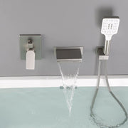 Single Handle Wall Mount Bathtub Faucet with 3 Modes Shower Head & Waterfall Spout single-handle-wall-mount-bathtub-faucet-with-3-mode-shower-head-waterfall-spout 