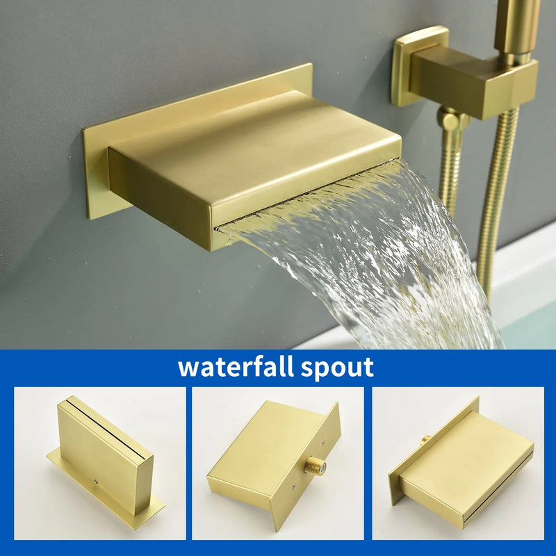 Single Handle Wall Mount Bathtub Faucet with 3 Modes Shower Head & Waterfall Spout single-handle-wall-mount-bathtub-faucet-with-3-mode-shower-head-waterfall-spout 