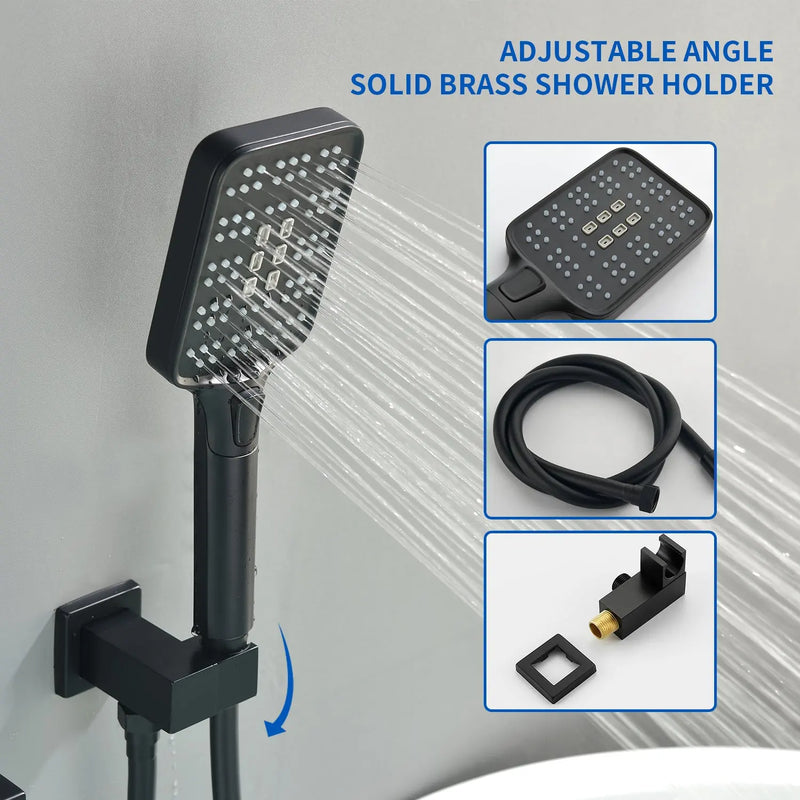 Single Handle Wall Mount Bathtub Faucet with 3 Modes Shower Head & Waterfall Spout single-handle-wall-mount-bathtub-faucet-with-3-mode-shower-head-waterfall-spout 