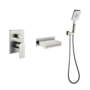 Single Handle Wall Mount Bathtub Faucet with 3 Modes Shower Head & Waterfall Spout single-handle-wall-mount-bathtub-faucet-with-3-mode-shower-head-waterfall-spout 