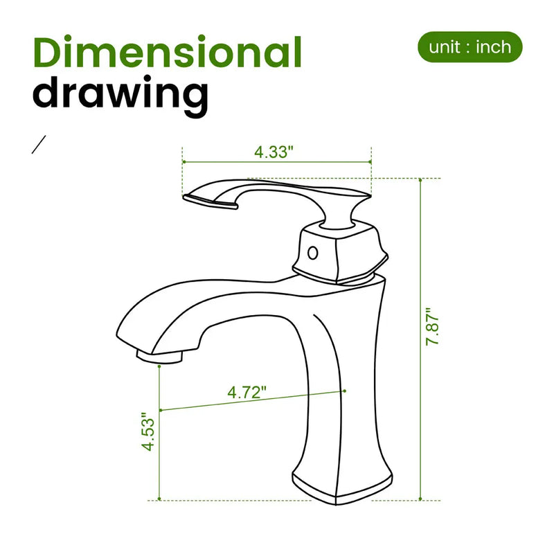 Single Hole Handle Vanity Faucet for RV Lavatory Vessel single-hole-sink-faucet-single-handle-bathroom-faucet 