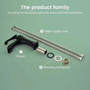 Single Hole Handle Vanity Faucet for RV Lavatory Vessel single-hole-sink-faucet-single-handle-bathroom-faucet 