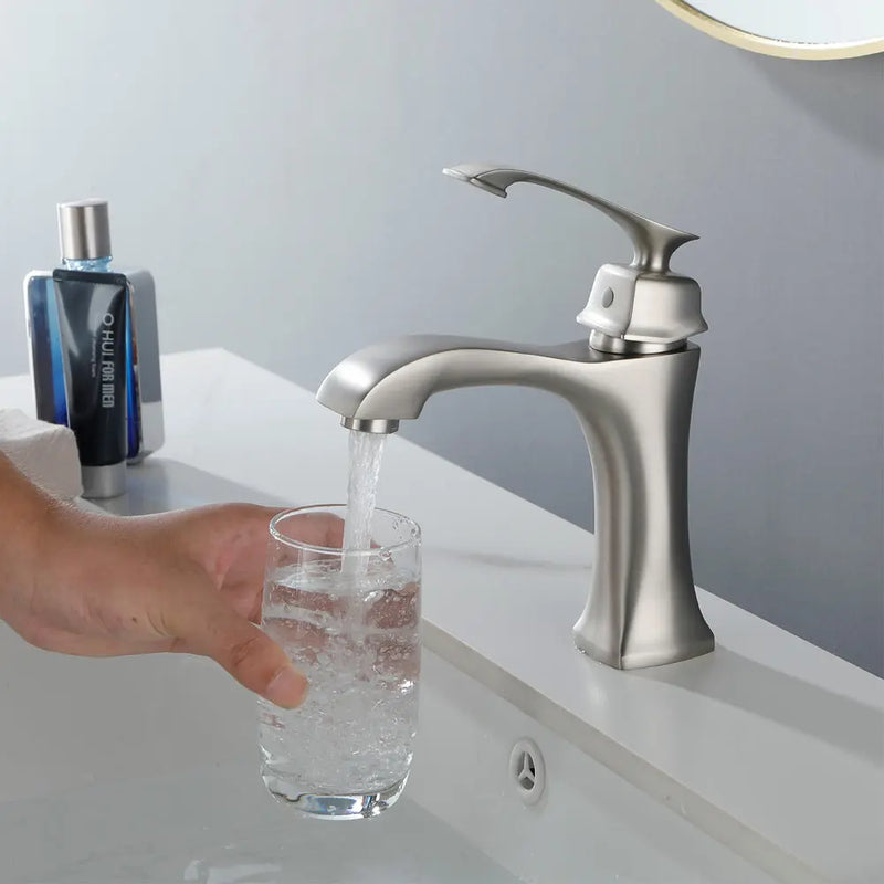 Single Hole Handle Vanity Faucet for RV Lavatory Vessel single-hole-sink-faucet-single-handle-bathroom-faucet 