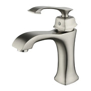 Single Hole Handle Vanity Faucet for RV Lavatory Vessel single-hole-sink-faucet-single-handle-bathroom-faucet Brushed Nickel / Brass / 10.9*8.3*3 inches