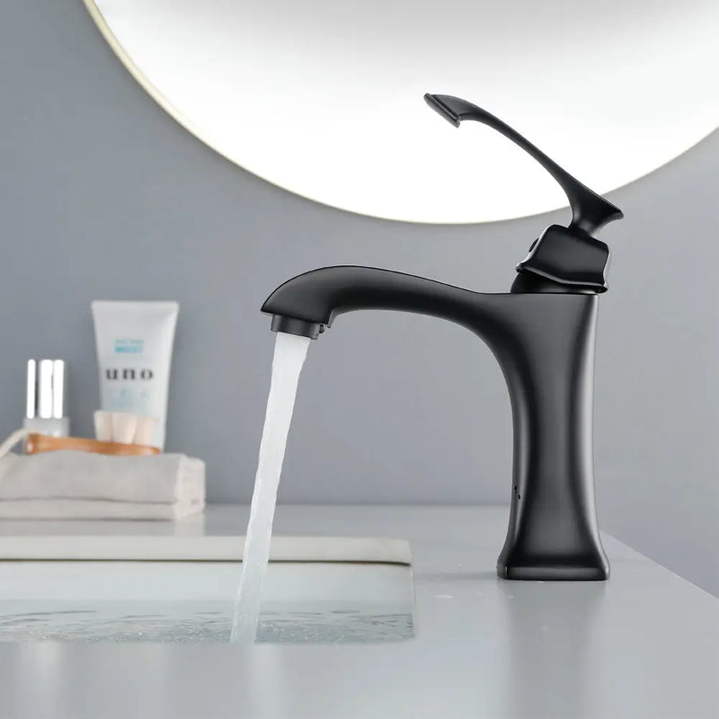 Single Hole Handle Vanity Faucet for RV Lavatory Vessel single-hole-sink-faucet-single-handle-bathroom-faucet 