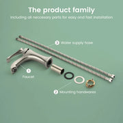 Single Hole Handle Vanity Faucet for RV Lavatory Vessel single-hole-sink-faucet-single-handle-bathroom-faucet 
