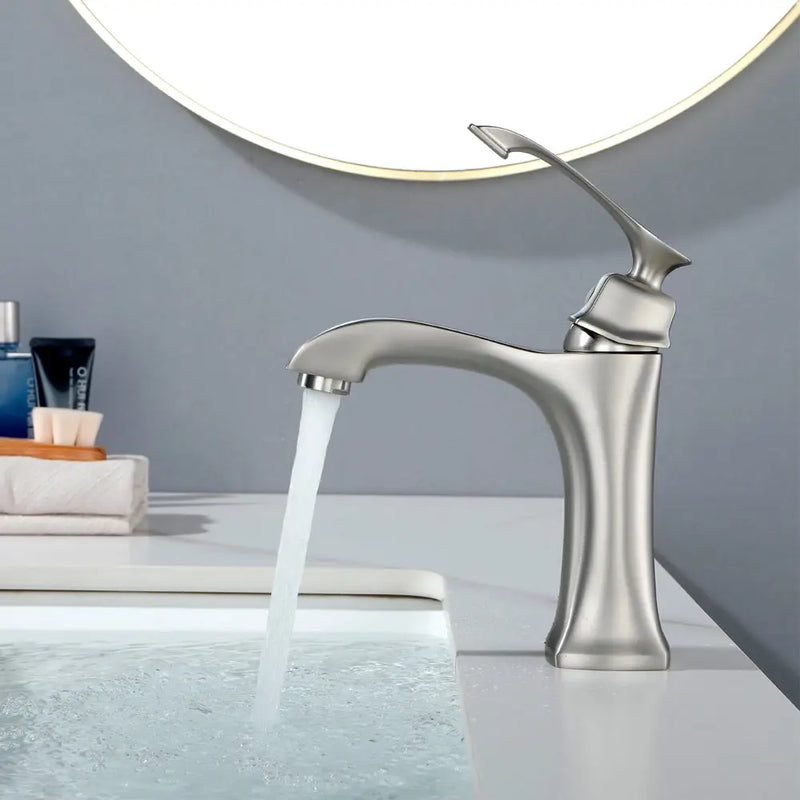 Single Hole Handle Vanity Faucet for RV Lavatory Vessel single-hole-sink-faucet-single-handle-bathroom-faucet 