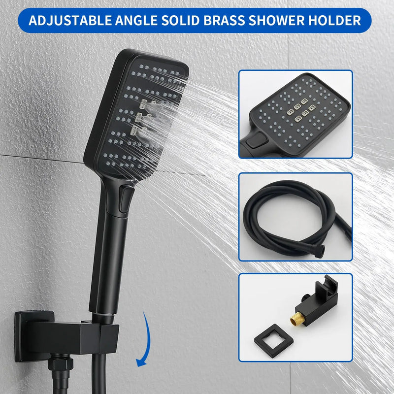Square 10-inch Rainfall Shower Head Set with 3-Setting Handheld Shower and 4.72-inch Waterfall Spout square-10-inch-rainfall-shower-head-set-with-3-setting-handheld-shower-and-4-72-inch-waterfall-spout 