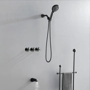 Triple Handles 10-Spray Tub Shower Faucet Wall Mount Shower Trim Kit with 5 In. High Pressure Hand Shower triple-handles-10-spray-tub-shower-faucet-wall-mount-shower-trim-kit-with-5-in-high-pressure-hand-shower 