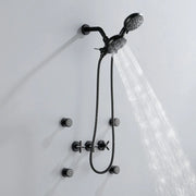Triple Handles 7-Mode Dual Head Built-In Rainfall Shower System with 4 Body Jets triple-handles-7-mode-dual-head-built-in-rainfall-shower-system-with-4-body-jets 