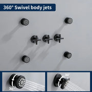 Triple Handles 7-Mode Dual Head Built-In Rainfall Shower System with 4 Body Jets triple-handles-7-mode-dual-head-built-in-rainfall-shower-system-with-4-body-jets 