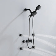 Triple Handles 7-Mode Dual Head Built-In Rainfall Shower System with 4 Body Jets triple-handles-7-mode-dual-head-built-in-rainfall-shower-system-with-4-body-jets 