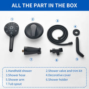 Tub and shower faucet kit with 7 functions 4.7-inch filtered hand shower valve included tub-and-shower-faucet-kit-with-7-functions-4-7-inch-filtered-hand-shower-valve-included 