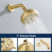 Two-Cross Handle Diverter Tub and Shower Set with ABS 10-Spray Head Shower two-cross-handle-diverter-tub-and-shower-set-with-abs-10-spray-head-shower 
