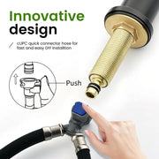 Two Handle High Arc Widespread Bathroom Sink Faucet 3 Hole with Pop-Up Drain and Water Supply Lines two-handle-high-arc-widespread-bathroom-sink-faucet-3-hole-with-pop-up-drain-and-water-supply-lines 