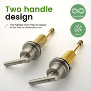 Two Handle High Arc Widespread Bathroom Sink Faucet 3 Hole with Pop-Up Drain and Water Supply Lines two-handle-high-arc-widespread-bathroom-sink-faucet-3-hole-with-pop-up-drain-and-water-supply-lines 