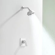 Wall Mount 5-Spray Shower Trim Kit 1-Handle Single Function Pressure Balancing Shower System - Matte Black, Brushed Nickel, Brushed Gold wall-mount-5-spray-shower-trim-kit-1-handle-single-function-pressure-balancing-shower-system-matte-black-brushed-nickel-brushed-gold 