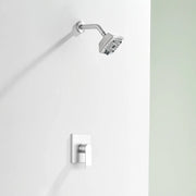 Wall Mount 5-Spray Shower Trim Kit 1-Handle Single Function Pressure Balancing Shower System - Matte Black, Brushed Nickel, Brushed Gold wall-mount-5-spray-shower-trim-kit-1-handle-single-function-pressure-balancing-shower-system-matte-black-brushed-nickel-brushed-gold 