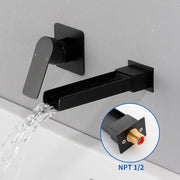 Wall Mount Tub Filler Waterfall Bathtub Faucet High Flow Bath Filler Faucet with Extra Long Spout Bathroom Faucets with Rough-in Valve Trim kit wall-mount-tub-filler-waterfall-bathtub-faucet-high-flow-bath-filler-faucet-with-extra-long-spout-bathroom-faucets-with-rough-in-valve-trim-kit 